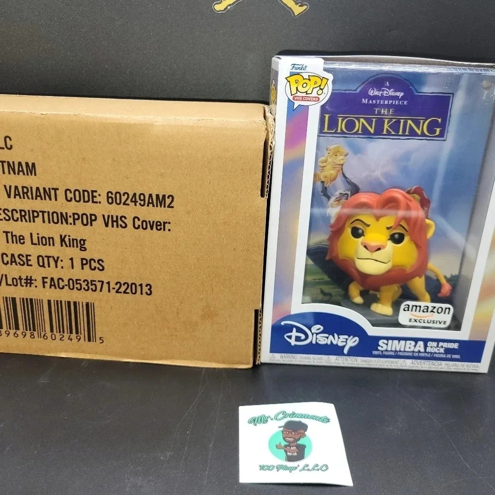 DISNEY The Lion King Funko Pop! VHS Cover: (Amazon Exclusive)  Rare variant